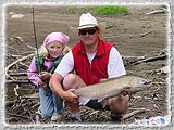 A nice catch on a Father-Daughter fishing trip down the Willamette.
